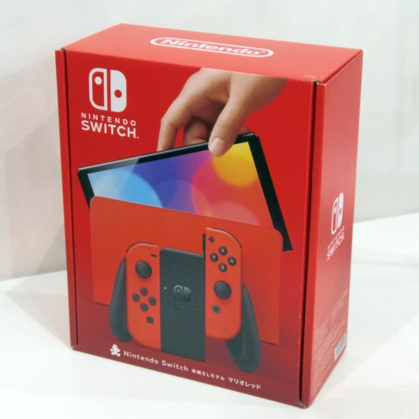 ニンテンドースイッチ 有機ELモデル 本体 マリオレッド、買取いたし