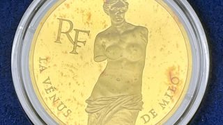 純金 ルーブル美術館開館200周年記念金貨 ミロのヴィーナス 500
