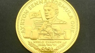 k*1様 AYRTON SENNA アイルトン・セナ メモリアルコイン 金貨 k*1様 AYRTON SENNA アイルトン・セナ メモリアルコイン 金貨