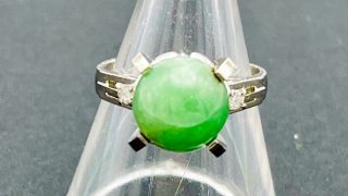 R*y様 【遺品整理】翡翠金リング Pt900 リング 約5.83g 翡翠 | 質屋の中島